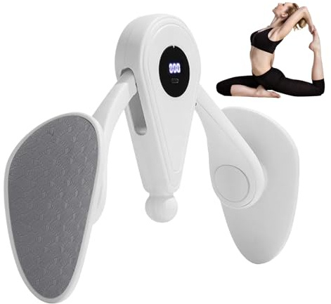 Godpqiui Allenatore per le Cosce,Tonificante Portatile per la Forma - Allenatore Pavimento Pelvico Donna con Contatore Display | per Donne Uomini Ragazze Glutei Gambe Allenamento Casa Yoga Pilates