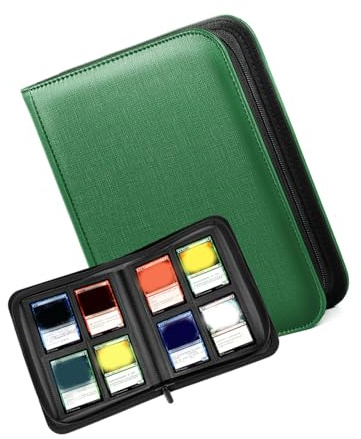 Arecobticy Carpeta de almacenamiento de gran capacidad para 160 tarjetas, protector de tarjetas de piel sintética, organizador de libros con funda de apertura lateral de carga lateral