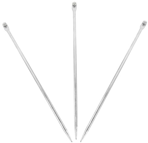 FOYTOKI Varilla de Puesta a Tierra Galvanizada 12x500 Mm, Set 3 Piezas, Electrodo Portátil para Protección Eléctrica Doméstica, Conexión Segura para Generadores y Antenas