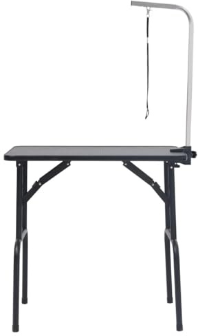 Topmast Tavolo da toelettatura Noir Groomstyle - Nero - 81 x 46 x 76 cm