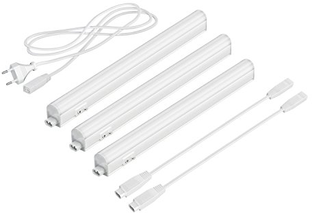 Parlat Apparecchi sottopensile a LED Rigel, ciascuno 31,3cm, cavo 40cm, ciascuno 445lm, bianco, set di 3