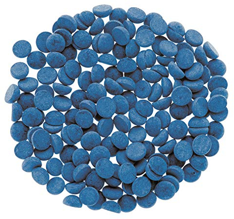 GLOREX 6 8613 205 - Wachsfarbe blau, in Pastillenform, 5 g, hochkonzentrierte Qualität, zum Färben von Kerzenwachs und Kerzengel bei der Kerzenherstellung