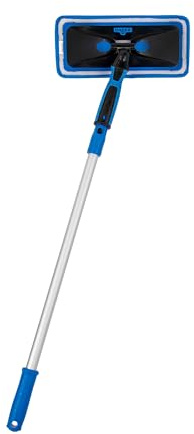 UNGER ProClean Indoor Window Cleaning Kit Fenster, Glas-und Spiegelreiniger, Kunststoff/Polyester, blau/schwarz, Black