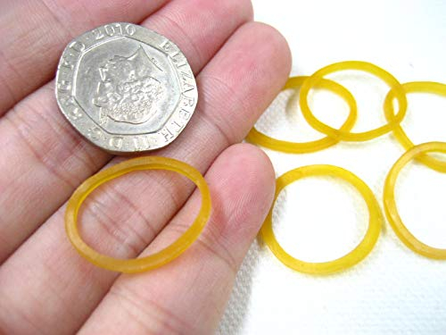 100 piccoli elastici in gomma per confezionare la casa, pratici 20 mm rubber