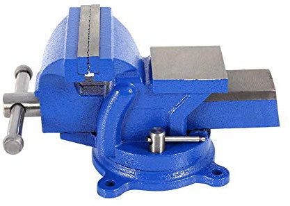 Banco de trabajo resistente de 100 mm, banco de trabajo, mesa de ingeniero, con base giratoria de 360°, para taller de ingenieros profesionales.