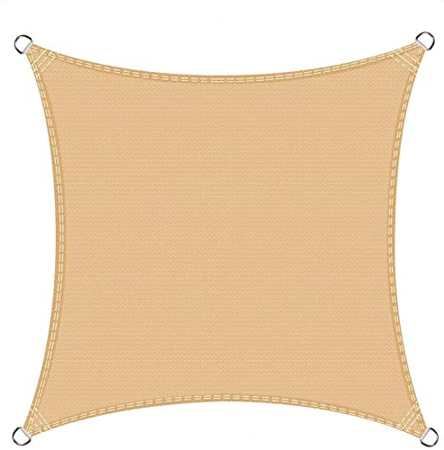 Vela ombreggiante quadrata m 6x6 SABBIA