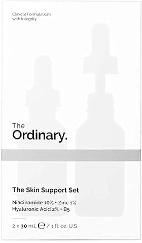 The Ordinary Hyaluronic Acid with 2% + B5 (30ml) and Niacinamide 10% + Zinc 1% (30ml) Bundle Face Care Set