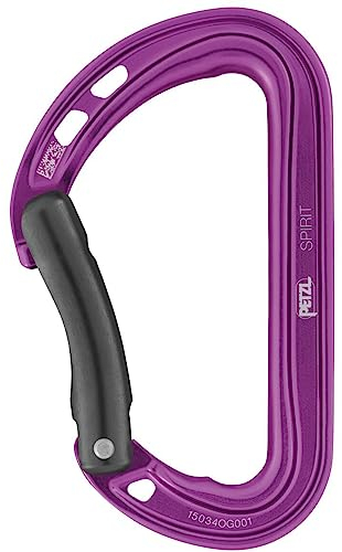 Petzl, Spirit, Karabiner, Violett, U, Unisex Erwachsener
