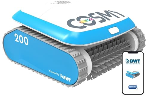 BWT 's Cosmy The Bot 200 - Limpiador robótico de piscinas RURN-NOY0-C2M70