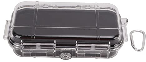 Camping Vattent?t Box, Halkfri Kudde, Vattent?t F?rvaringsv?ska Utomhus, St?td?mpande Foder, Tryckt?lig och Damms?ker f?r Utomhusbruk (Transparent modell, stor storlek),Campingf?rr?d