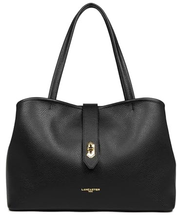LANCASTER Borsa a spalla grande - Top Double, Nero - In - Nudo, Taglia unica