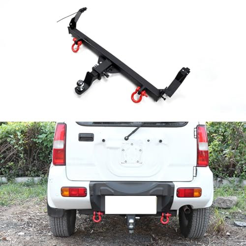CJGYP Barra paraurti Posteriore Auto Gancio di Traino per Suzuki Jimny JB33 Sierra JB43 1998-2017