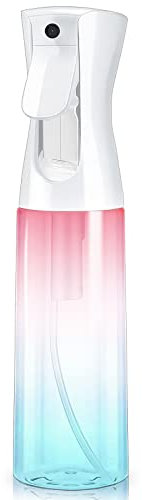 Lerelin Spray Bottle for Hair, Continuous Fine Mist Water Spray Bottle, 300ml Empty Spray Bottle for Home Cleaning, Plants, Hairdressing