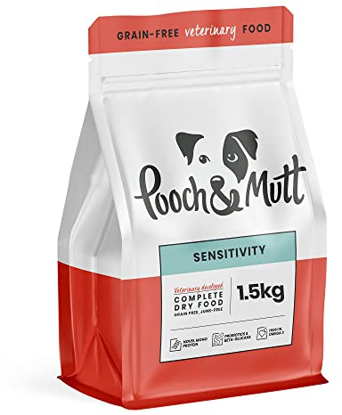 Pooch & Mutt – Veterinary Diet Dog Food (Grain Free), Sensitivity, 1.5kg (Packaging may vary)
