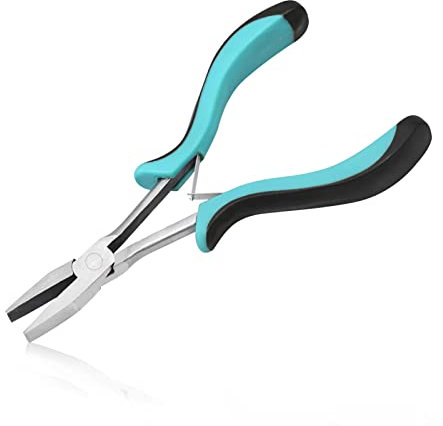 LEONTOOL Pinza a becco piatto a lunga portata 6 pollici Pinza per naso a becco danatra Pinze per mascella liscia Produzione di gioielli per la piegatura del filo Raddrizzamento Orditore