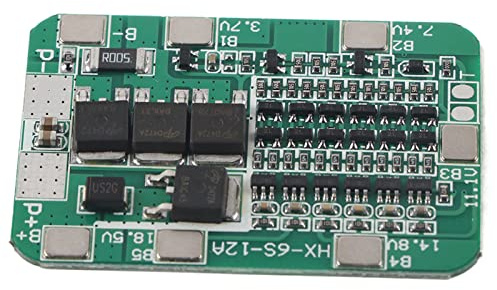 6S 22 V/24 V litiumjoncell kretskort batteriskyddskretskort 15A litiumbatteri för 6-serien 3,7 V litiumjoncell