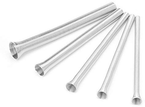 Spring Tube Kit, 5Pcs 21cm External Pipe Bending Spring Tube Bender PVC Electrical Wire Bending Pipe Copper Pipe Bending Protector