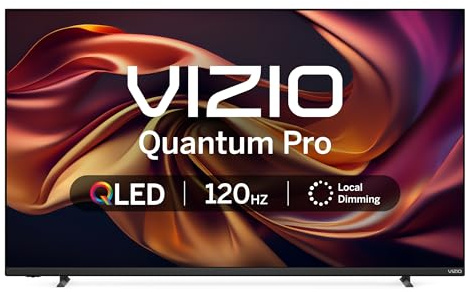 VIZIO 50-inch Quantum Pro 4K 120Hz QLED HDR10+ Smart TV with Dolby Vision, Active Full Array, 240Hz @ 1080p PC Gaming, WiFi 6E, Apple AirPlay, Chromecast Built-in, M50QXM-K01, 2023 Model
