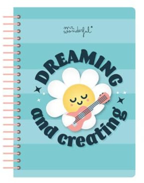 Mr. Wonderful - Quaderno A5 Margarita 3D - Dreaming and creating