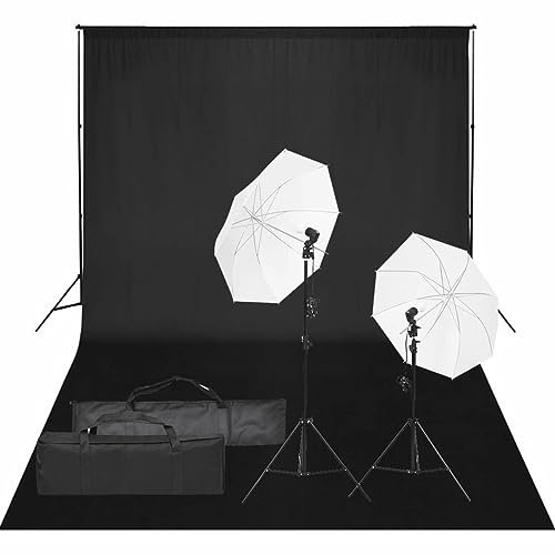 CIADAZ Fotostudio-Set mit Beleuchtung und Hintergrund, Fotostudio Set, Hintergrund Fotostudio, Fotohintergrund, Fotohintergrund Set, Hintergrundsystem,