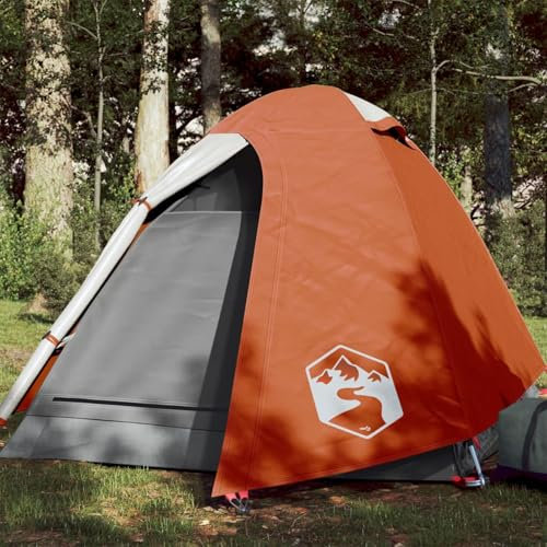 Homgoday Tienda de campaña para 2 personas, tienda de campaña, tienda de campaña, tienda de campaña familiar, trekking, tienda de campaña para exteriores, para camping, viajes, trekking, jardín, gris