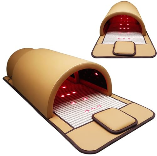 Domo De Sauna, Sauna Casera Portátil Con Almohada Y Almohadilla Calefactora, 3 Controles De Temperatura Separados, Cabina De Cápsulas De Vapor Con Terapia Con Piedras De Germanio, Para Spa En Casa