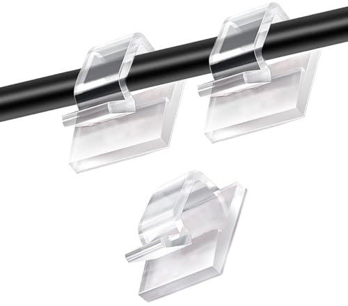Neodtx Kabelhalter Selbstklebend 100 Stück Kabel Organizer Kabelführung Outdoor Kabelschellen Lichterkette Befestigung Ladekabel Halterung Kabelklemmen Haken Draht Halter Für Kabelbefestigung