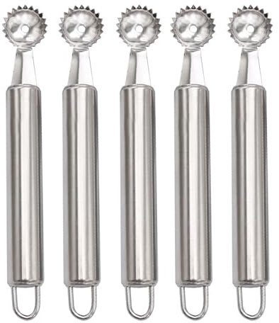 Pack Extractor de frutas y tomates de tomate, herramienta práctica para deshuesar tomates cherry, acero inoxidable, pelador de fresas