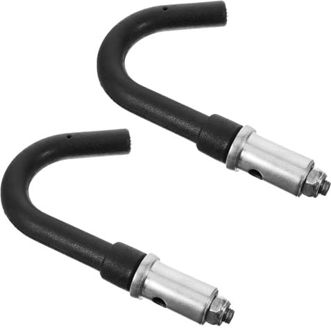 MUCKLILY Heavy Duty Ladder Hooks 2 Pieces Stabilizing Hooks for Telescopic Ladders Safe for Outdoor Use