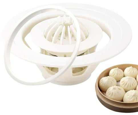Ångad plyschburk - Mat Dumpling Butcher Machine med hudsnitter | 7 st formar och frimärken Gadgets Manual Kitchen Grylar Sandwich Tillverkare,