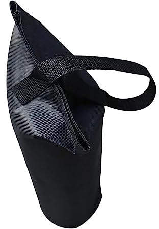 Toyvian Bolsa De Arena a Prueba De Viento para Toldos Exteriores, Saco Único Plegable 15x40 Cm, Tela Oxford Resistente e para Carpas y Cenadores