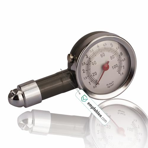 Reifendruckprüfer Luftdruckprüfer analog - 0-7 Bar | Druckablassventil