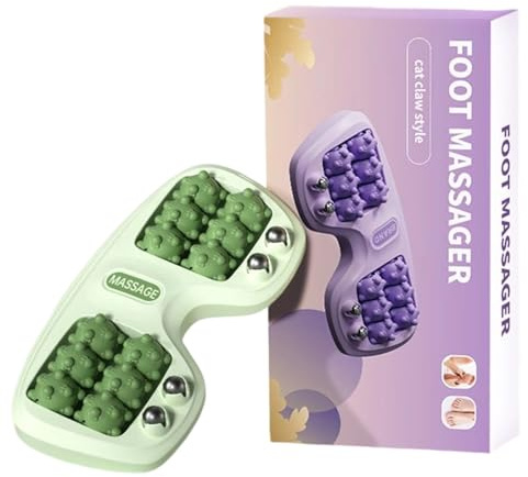 Duals fotmassagerulle | fotrulle för plantar fasciiti stöd | multimodala dubbeltryckpunkter fotmassageboll | ergonomiska fötter plantar fasciiti behandlingar massagerullar för kvinnor och män