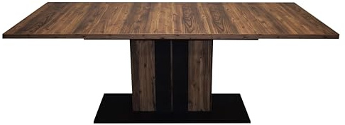 AVANTI TRENDSTORE Atlanta - Tavolo allungabile, abete scura/nero, ca. LAP 160-210x77x90cm