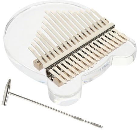 QUMIIRITY Kalimba Thumb Piano 10 Keys Mini Finger Piano Musical Instrument with Tuning Hammer Portable Small Instrument for Beginners