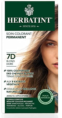 Herbatint 7D Golden Blonde Permanent Herbal Hair Colour Gel 135ml