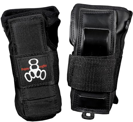 Triple 8 Saver Series Wristsaver II - Slide On Wrist Guard (Black, Medium)
