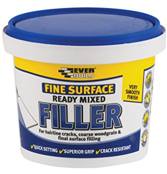 Everbuild Ready Mixed Fine Surface Filler, White, 600 g