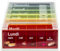 Anabox - Pillendose für 7 Tage in Regenbogenfarben, 5 Fächer für den Alltag, abnehmbare Medikamentenbox, spülmaschinengeeignet, robust und praktisch, BPA-frei