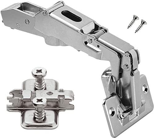 CLIP Top 71T6550 Wide Angle Hinge 170° Straight with / without Spring / Cup Screws