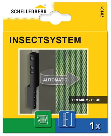Schellenberg 70101 Finestra Accessori, Cerniera plastica per Il Fissaggio dei telai delle zanzariere, Antracite