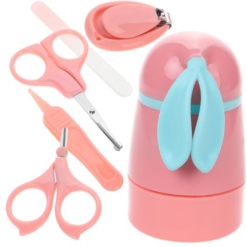 BESTonZON Elektrische Babynagelfeile Mit Nagelknipser Feile Und Pinzette Für Neugeborene Junge Mädchen Und Kleinkinder Sichere Und Einfache Handhabung Für Empfindliche Finger