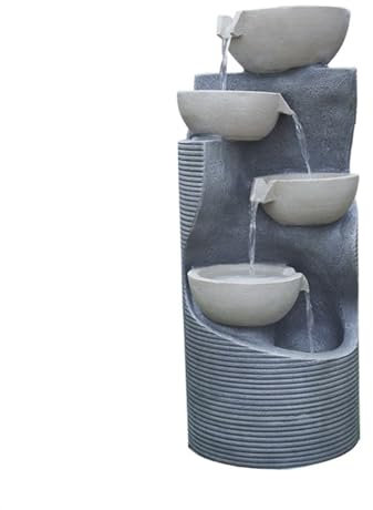 huanglyc-232 Fontaine sur Pied pour Salon, Décoration d'eau, décoration de Fontaine, Balcon, Jardin, extérieur, Maison, Sol, Paysage d'eau en Circulation, Fontaine de Jardin(S)