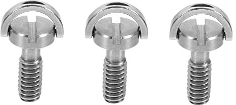 FONDOTIN Vis De Montage Rapide 1/4 Pouce pour Appareil Photo 3pcs Compatible Trépied Et Monopode Conception Pratique Acier Inoxydable Facile à Utiliser