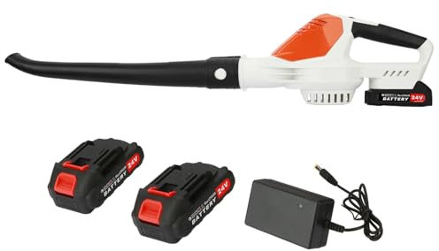 Souffleur de Feuilles sans Fil 21 V, Souffleur à Feuilles avec Batterie 4,0 Ah, Léger, Compact, Souffleur sans Fil pour l'Entretien de la Pelouse, Le Soufflage de la Neige, et Le déépoussiérage