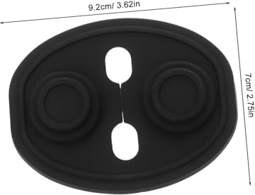 WEKADRIN 8pièces Caches De Verrouillage De Porte Silicone Protecteur Autocollant pour Serrure De Porte De Voiture Accessoires pour Véhicules Noir