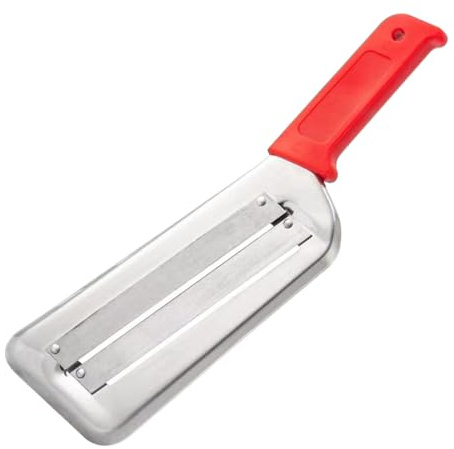 Rebanadora de col | 11,22 pulgadas Trituradora de acero inoxidable | Acero inoxidable + Abs Cuchillo de col rebanadora | Base antideslizante afilada para ensaladas platos salteados cocina
