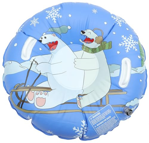 Healeved Slittino Gonfiabile per in PVC Resistente al Freddo Maniglie Tubo da Neve Invernale Antiusura e Gonfiabile Gioco All’Aperto per Attività sulla Neve e Divertimento Invernale