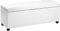 Corium Ottomane 119 x 38 x 45 cm Weiss Sitztruhe Polsterbank Sitzhocker Betthocker Truhe Bank