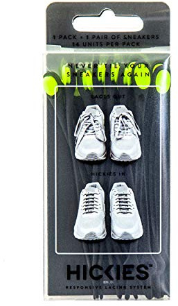 HICKIES Lacets Sans Attaches (1.0) - Noir/Jaune